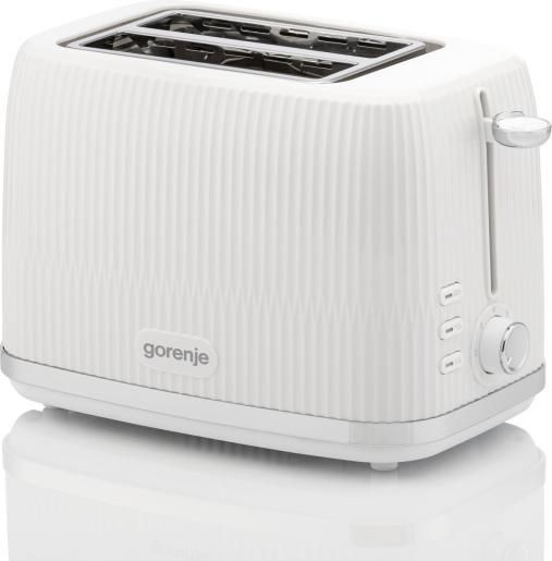 Тостер Gorenje, 850Вт, пластик/метал, білий