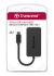 Хаб Transcend USB 3.1 Type-C > 4xUSB 3.1 Type-A пасивний