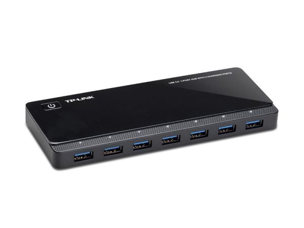 Хаб USB TP-LINK UH720 USB-A > 7xUSB3.0/2xUSB3.0 (Швидка зарядка)