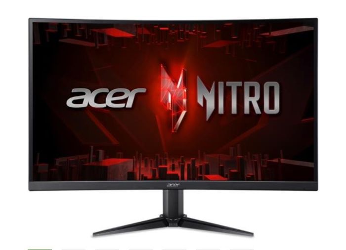 Монітор Acer 23.8" QG241YP6bmipx HDMI, DP, MM, IPS, 144Hz, 1ms, FreeSync
