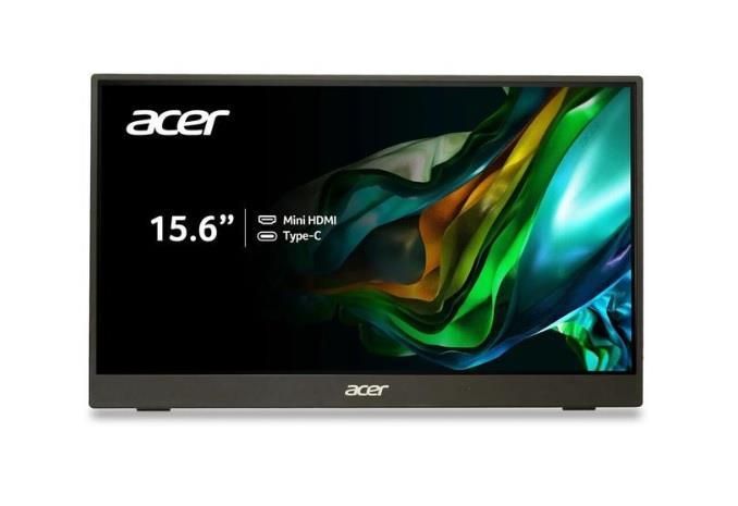 Монітор портативний Acer 15.6W" PM161W bmiuux miniHDMI, 2xUSB-C, MM, 1920:1200, IPS, 16:10, 4ms