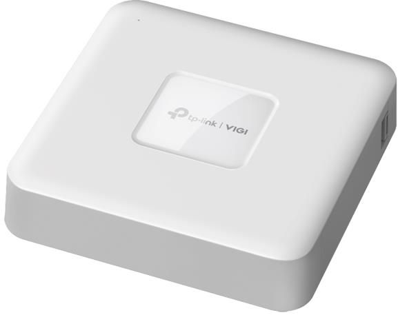 IP-Відеореєстратор TP-LINK VIGI NVR1104H-4P, 4 канали Poe, 2xUSB, H265+, 1xHDD, до 16 ТБ, білий