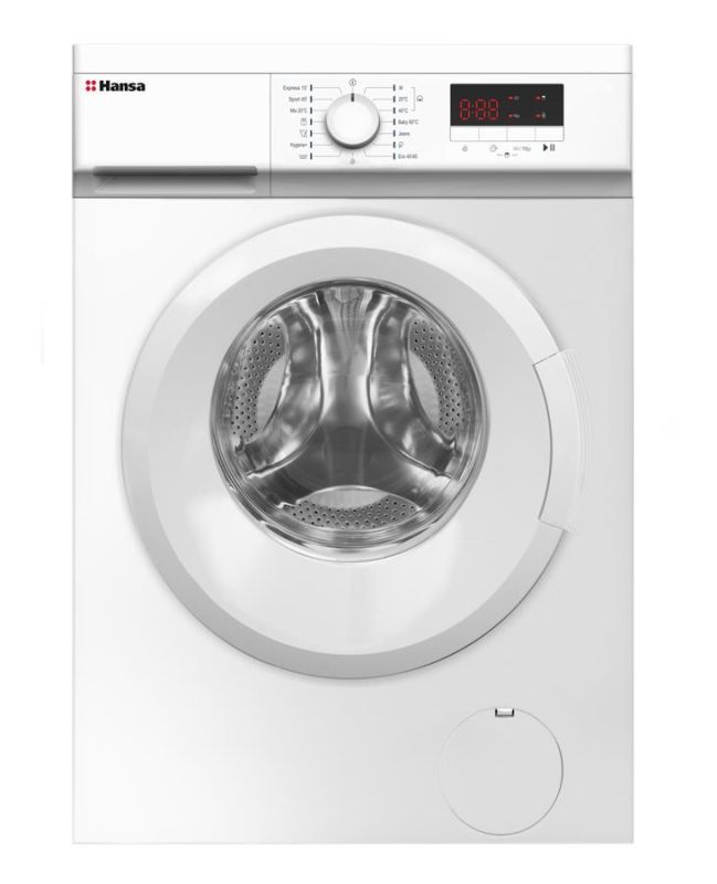 Пральна машина Hansa фронтальна, 8кг, 1400, A++, 57см, дисплей, білий