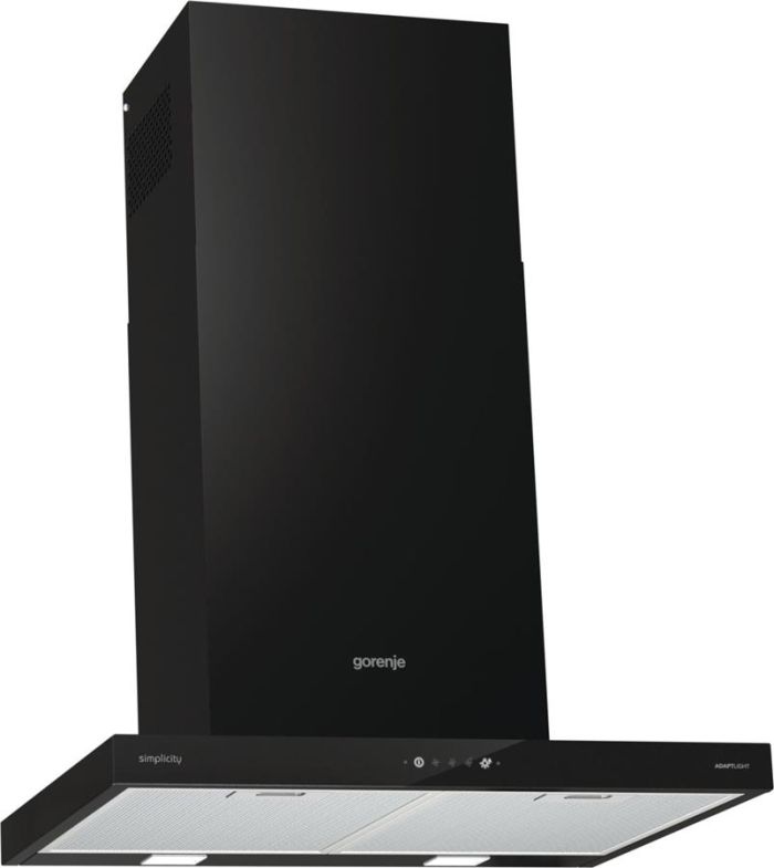 Витяжка Gorenje купольна, 60см, 650м.куб/год, чорний