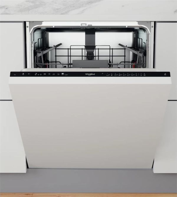 Посудомийна машина Whirlpool вбудована, 14компл., D, 60см, дисплей, інвертор, білий