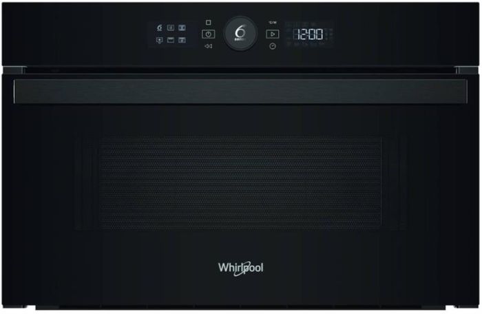 Мікрохвильова піч Whirlpool вбудована, 31л, електронне упр., 1000Вт, гриль, дисплей, чорний