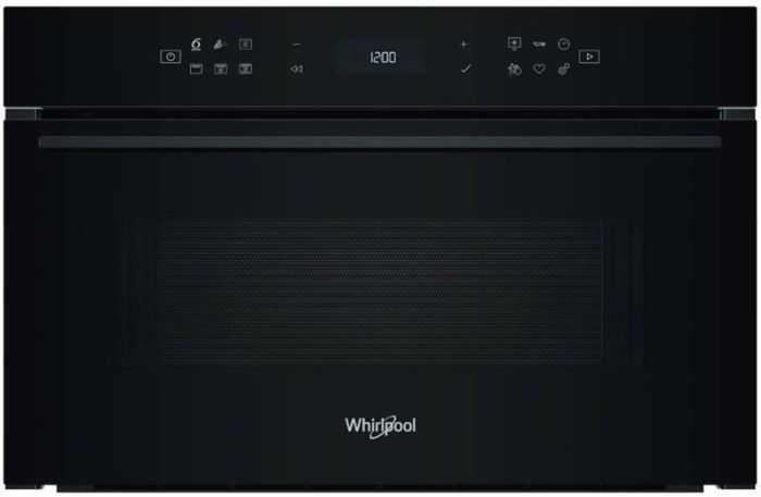 Мікрохвильова піч Whirlpool вбудована, 31л, електронне упр., 1000Вт, гриль, дисплей, чорний