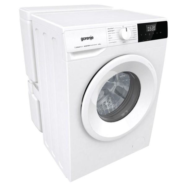 Пральна машина Gorenje фронтальна, з баком, 7кг, 1200, A+, 60см, дисплей, пар, інвертор, білий