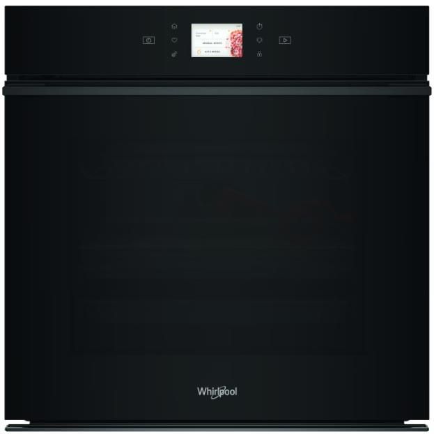 Духова шафа Whirlpool електрична, 73л, A+, дисплей, конвекція, піроліз, телескопічні напрямні, чорний