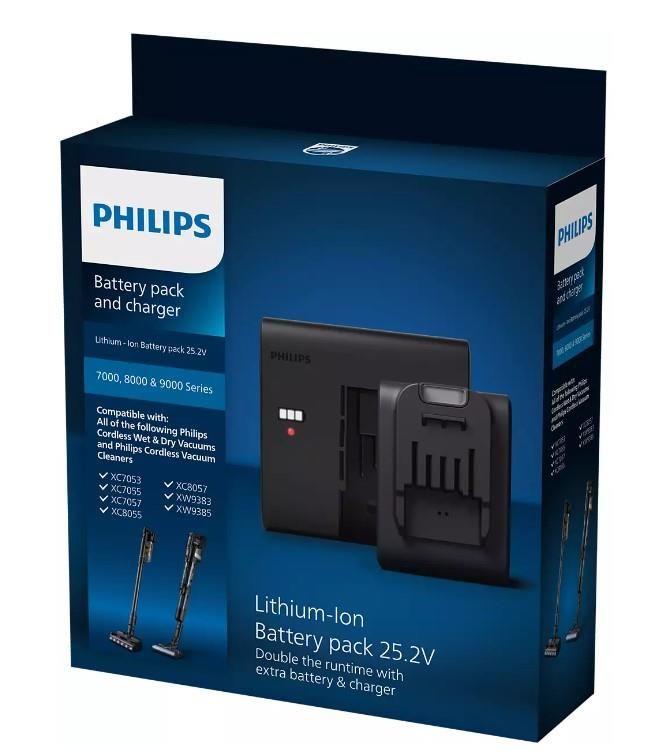 Акумулятор із зарядним пристроєм для безпровідних пилососів Philips