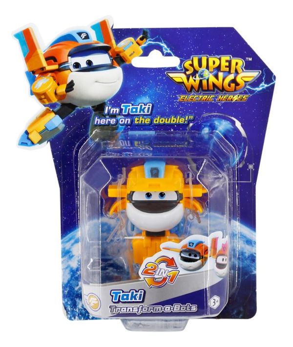 Ігрова фігурка-трансформер Super Wings Transform-a-Bots Такі (Taki), 5см
